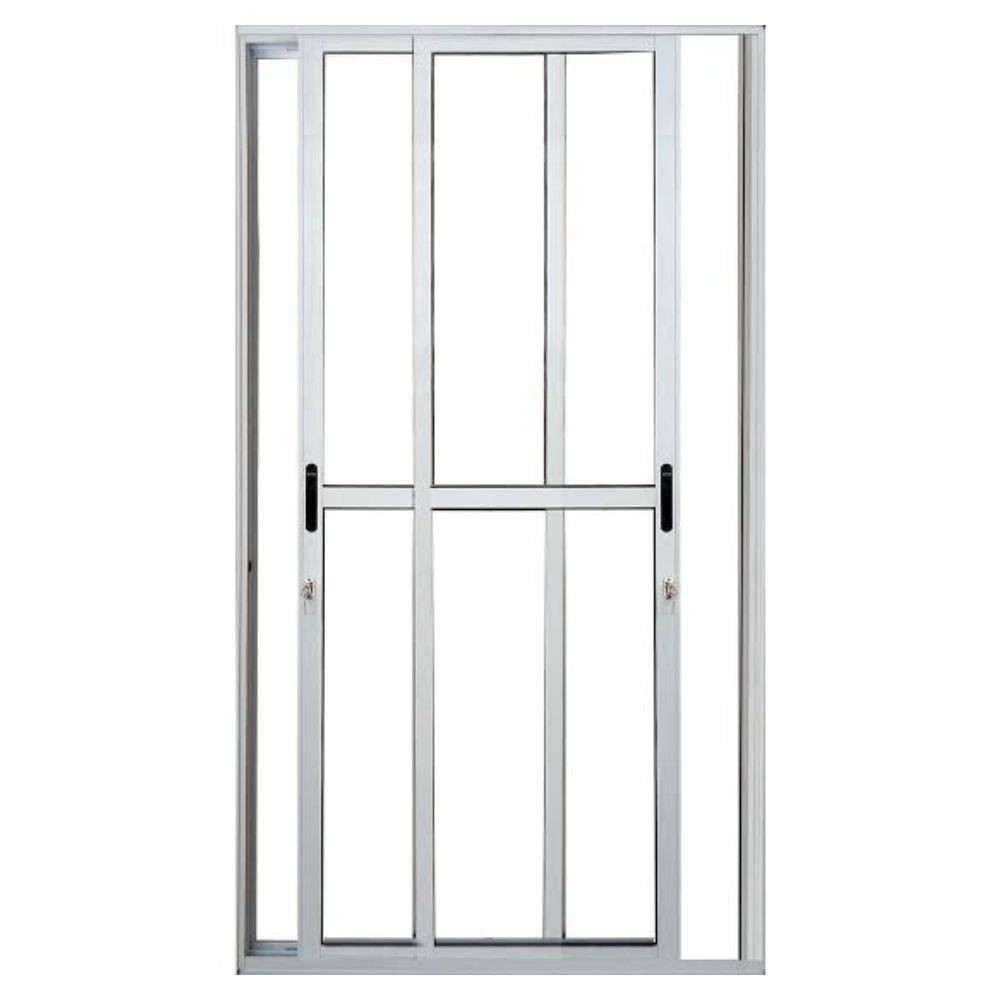 Porta Balcão 210X150 2 Folhas Vidro Liso Brilhante TopMix