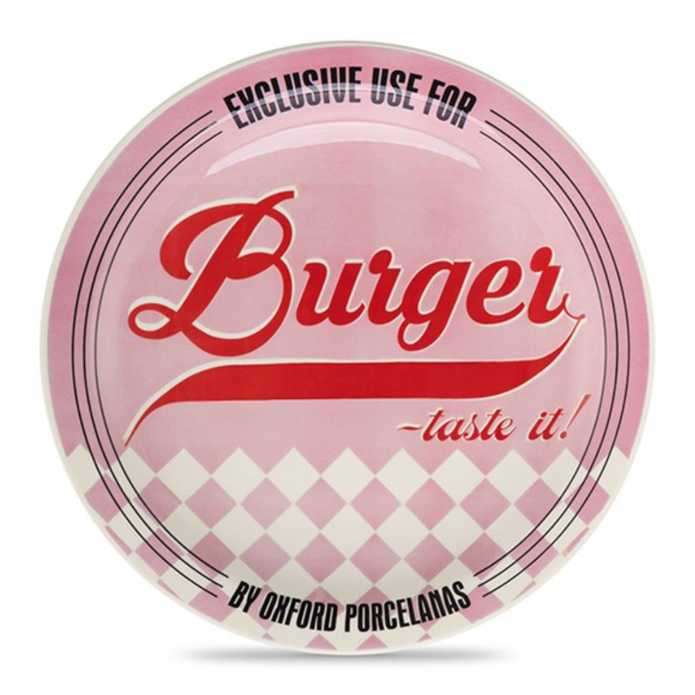 Prato Raso Burger Pink 26cm Oxford