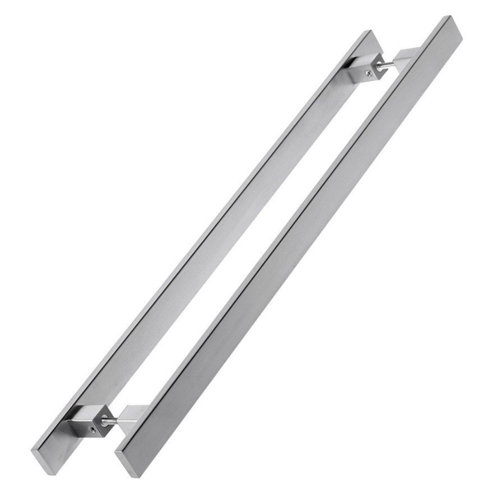 Puxador Chapado Inox Escovado 80cm Stam