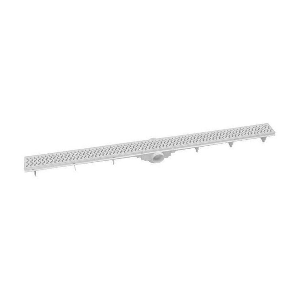 Ralo Linear Sifonado 70cm Saida DN50 Branco Amanco