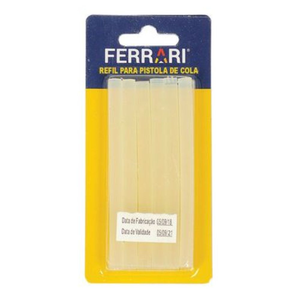 Refil para Pistola de Cola 6Pcs Ferrari