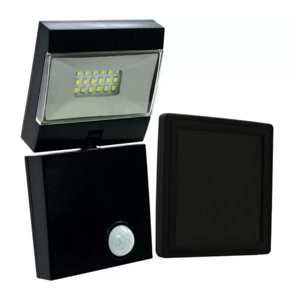 Refletor Solar Compacto C/Sensor de Movimento Ecoforce