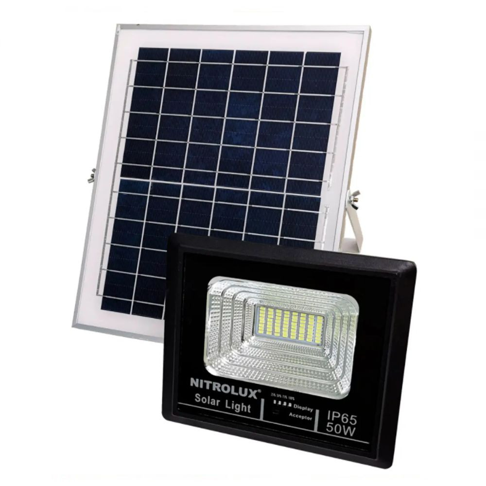 Refletor de Led Solar 30W Bivolt 6500K Nitrolux