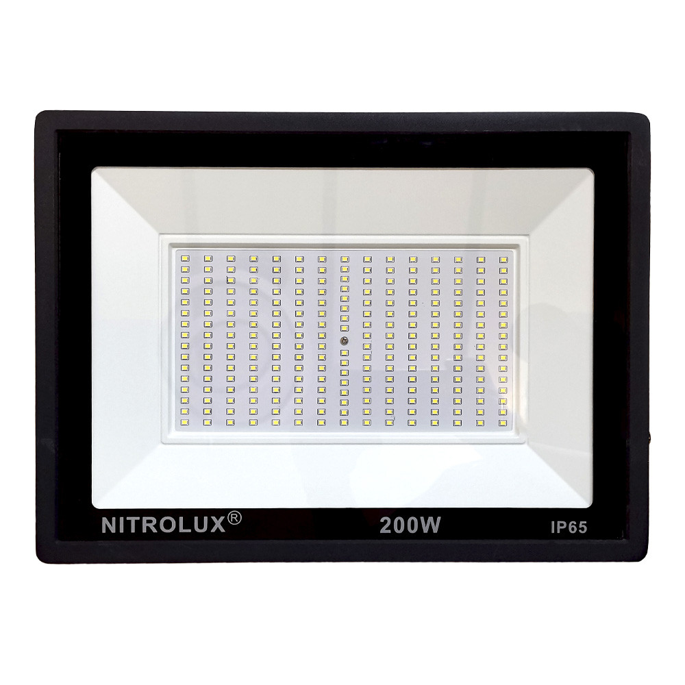 Refletor Led 200W Bivolt 6500K Preto 2137 Nitrolux 