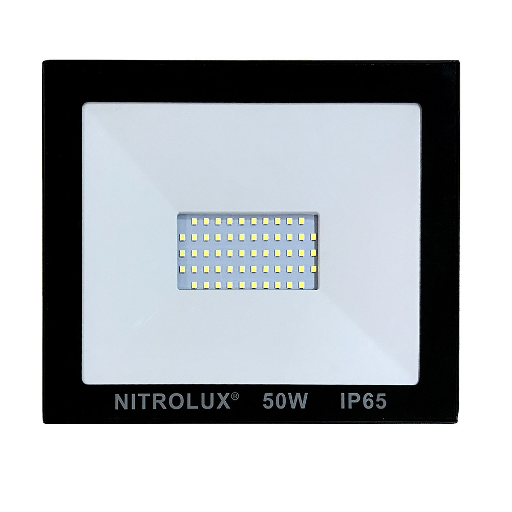 Refletor Led 50W 6500K Preto 2137 Nitrolux