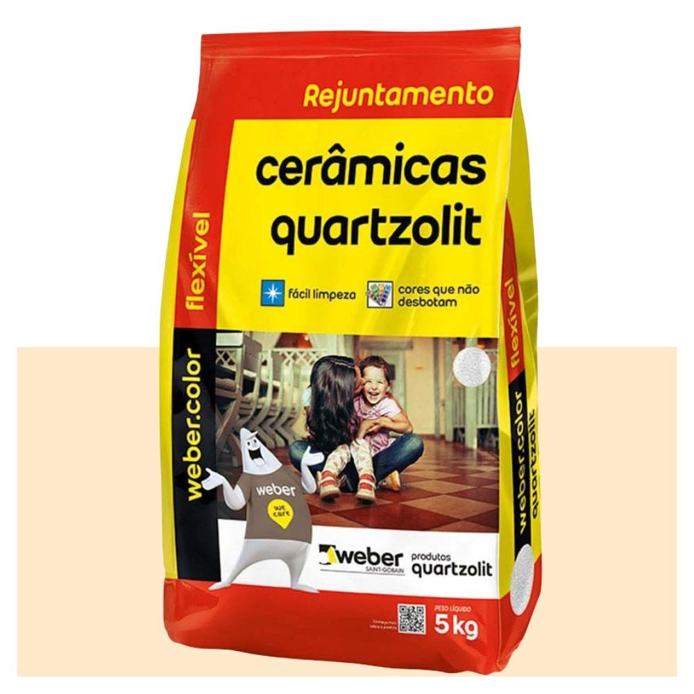 REJUNTE QUARTZOLIT FLEX PALHA 5KG