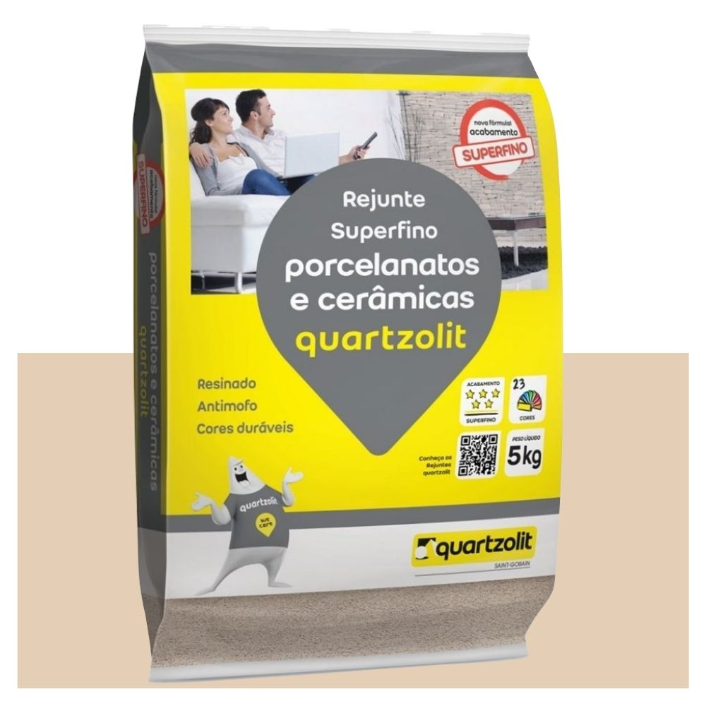 REJUNTE QUARTZOLIT PORCELANATTO BEGE 5KG