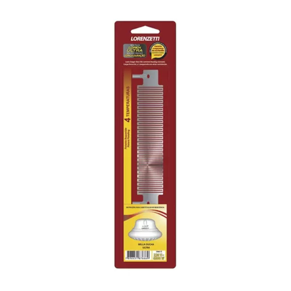 Resistência 6800w 220v Bella Ducha 4 Temperaturas e Fashion Lorenzetti