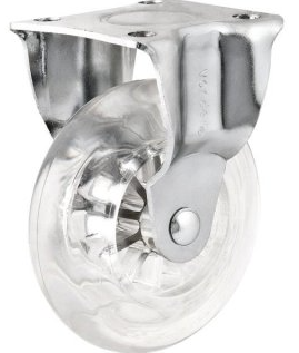 Rodizío vonder fixo 2" poliuretano transparente  