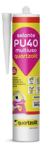 Selante quartzolit multiuso branco PU40 