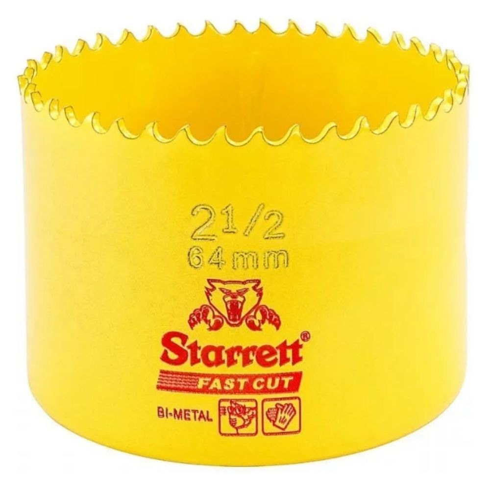 Serra Copo Bi-Metal Fast Cut 2.1/2" 64mm Starret