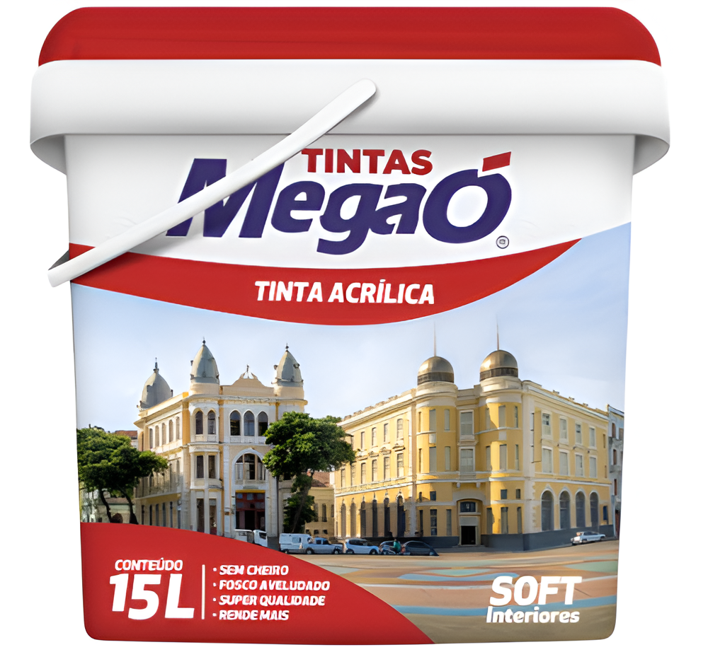 Tinta Megaó Soft Acrílica Marfim 15L