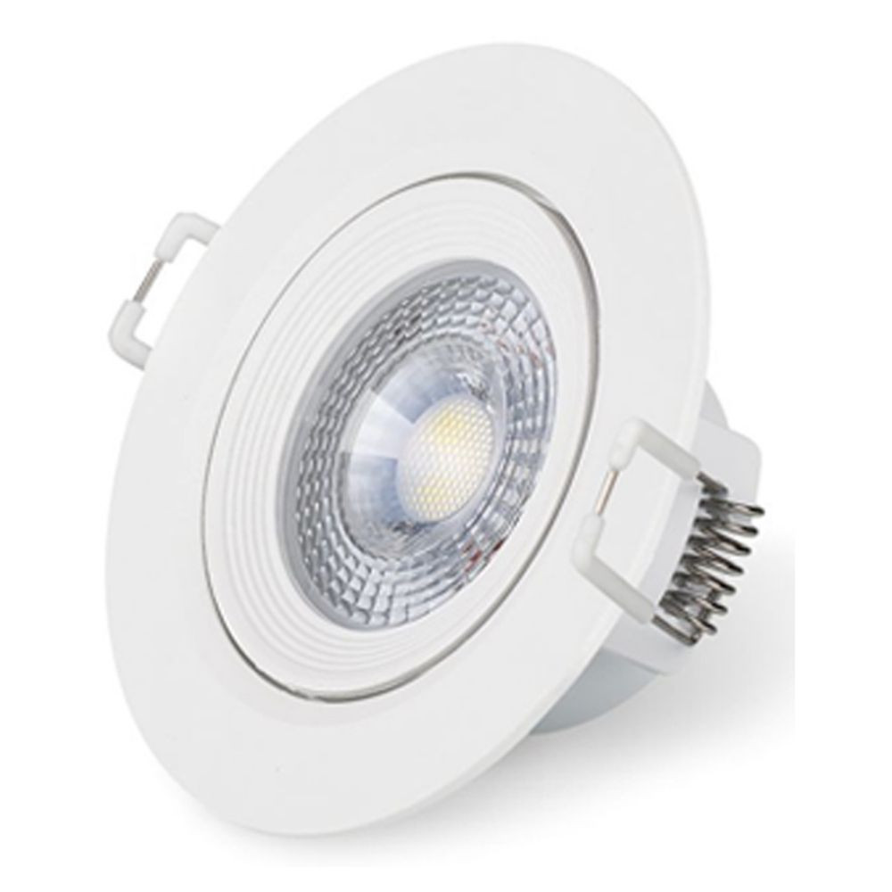 Spot Embutir Nl-05R 5W 3000K Branco Redondo Nitrolux