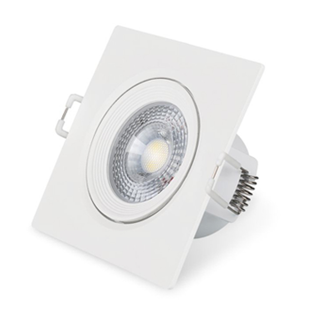 Spot Embutir Nl-05Q 5W 6500K Branco Quadrado Nitrolux 