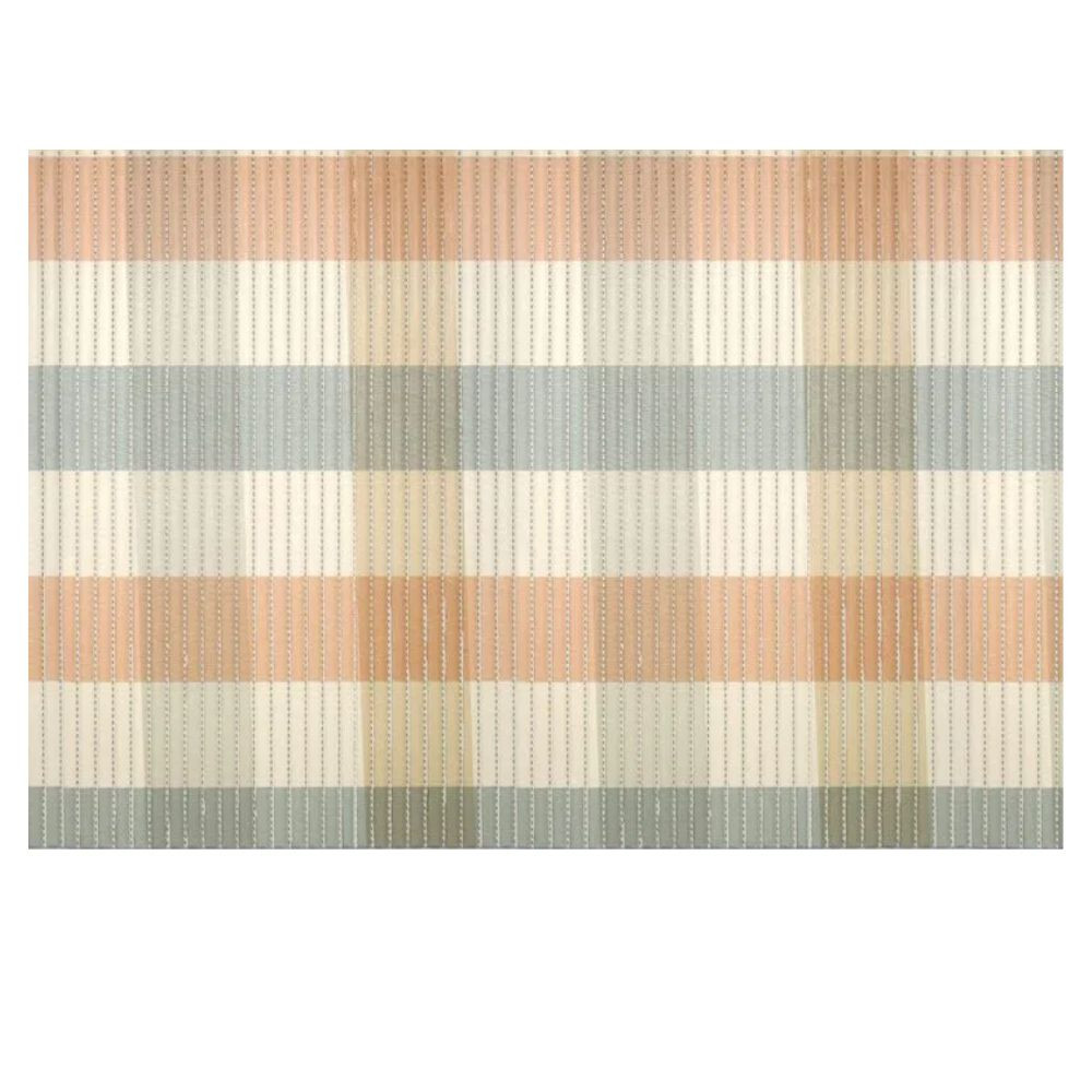 Tapete Antiderrapante Tropical Xadrez Color 43cm x 65cm Kapazi