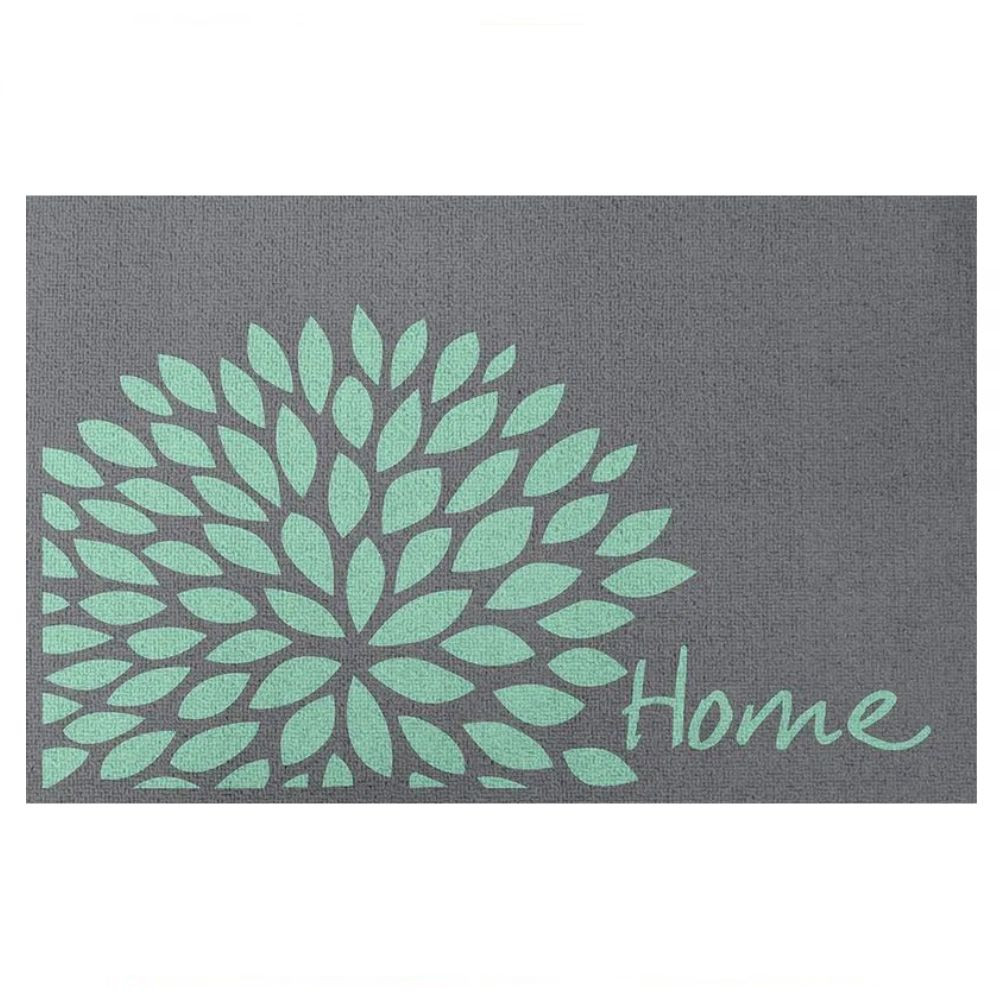 Tapete para Entrada CleanKasa Home Cinza 40cm x 60cm Kapazi