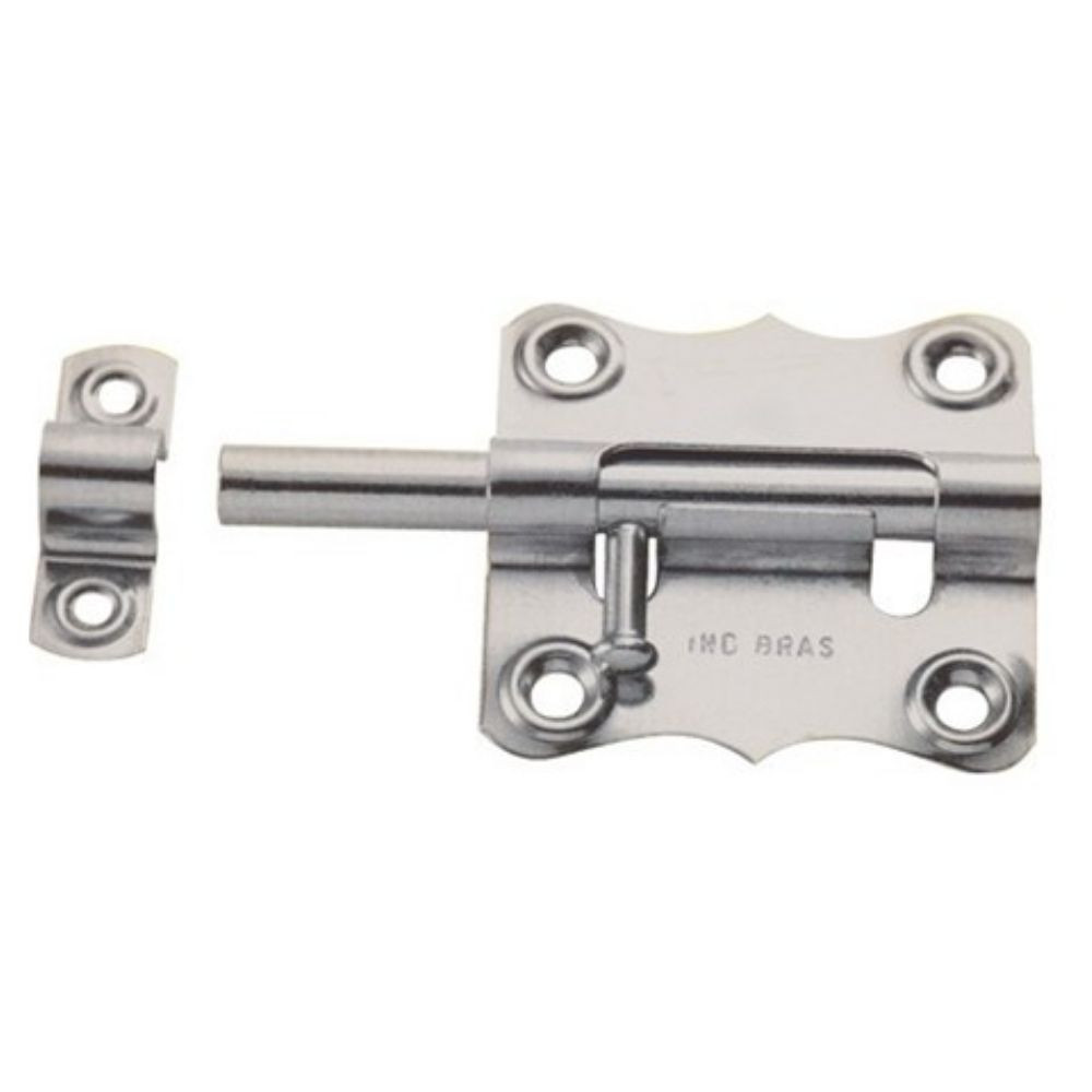 Tarjeta Niquelada 2.1/2" com 2 Peças Silvana
