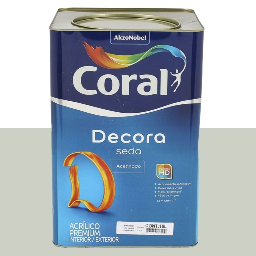 Tinta Acabamento Da Seda Branco Gelo 18L Coral 