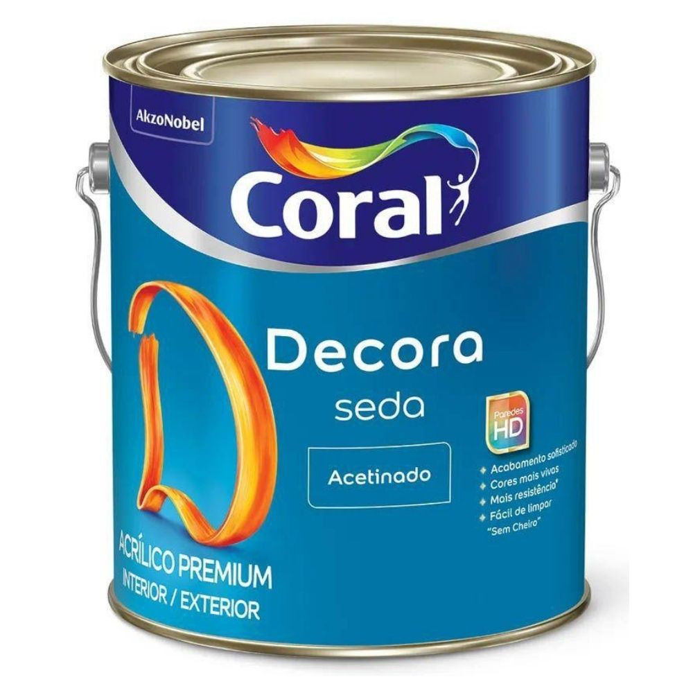 Tinta Acabamento Da Seda Branco 3,6L Coral