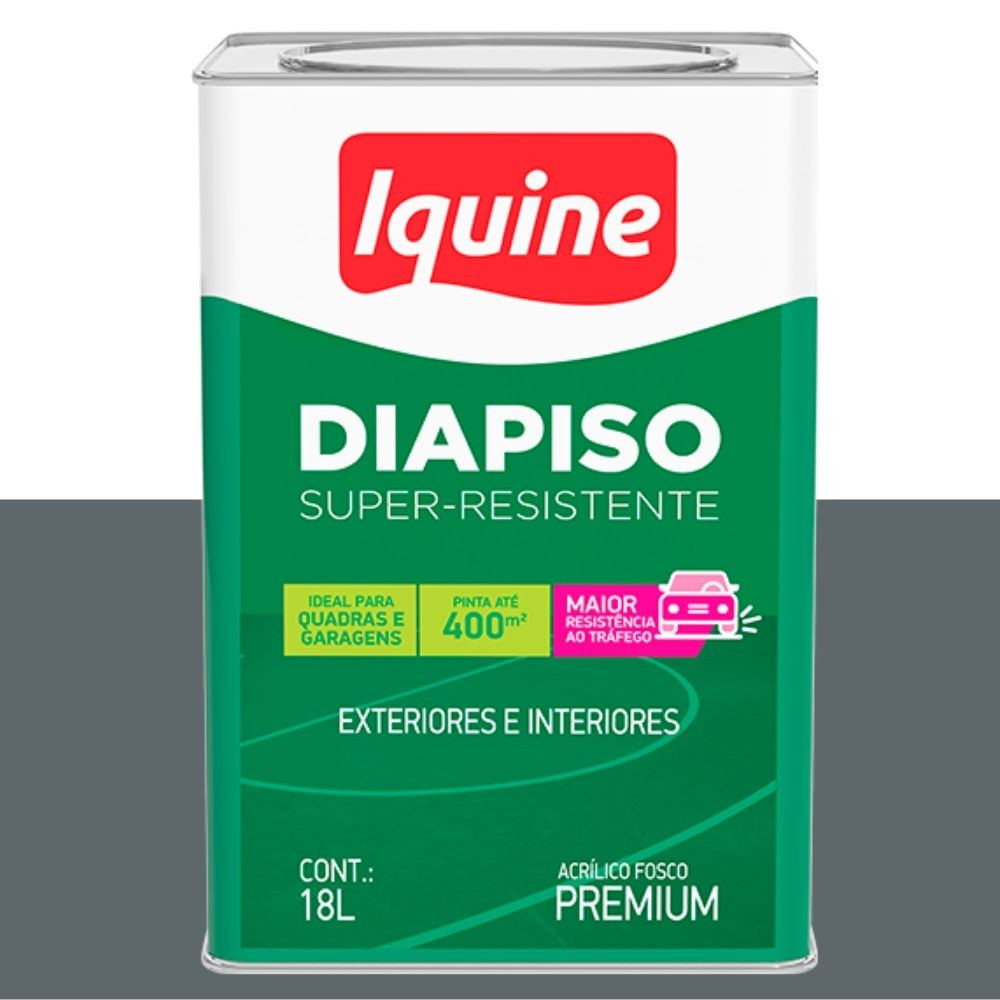 Tinta Acrílico Cinza Escuro 18L Diapiso