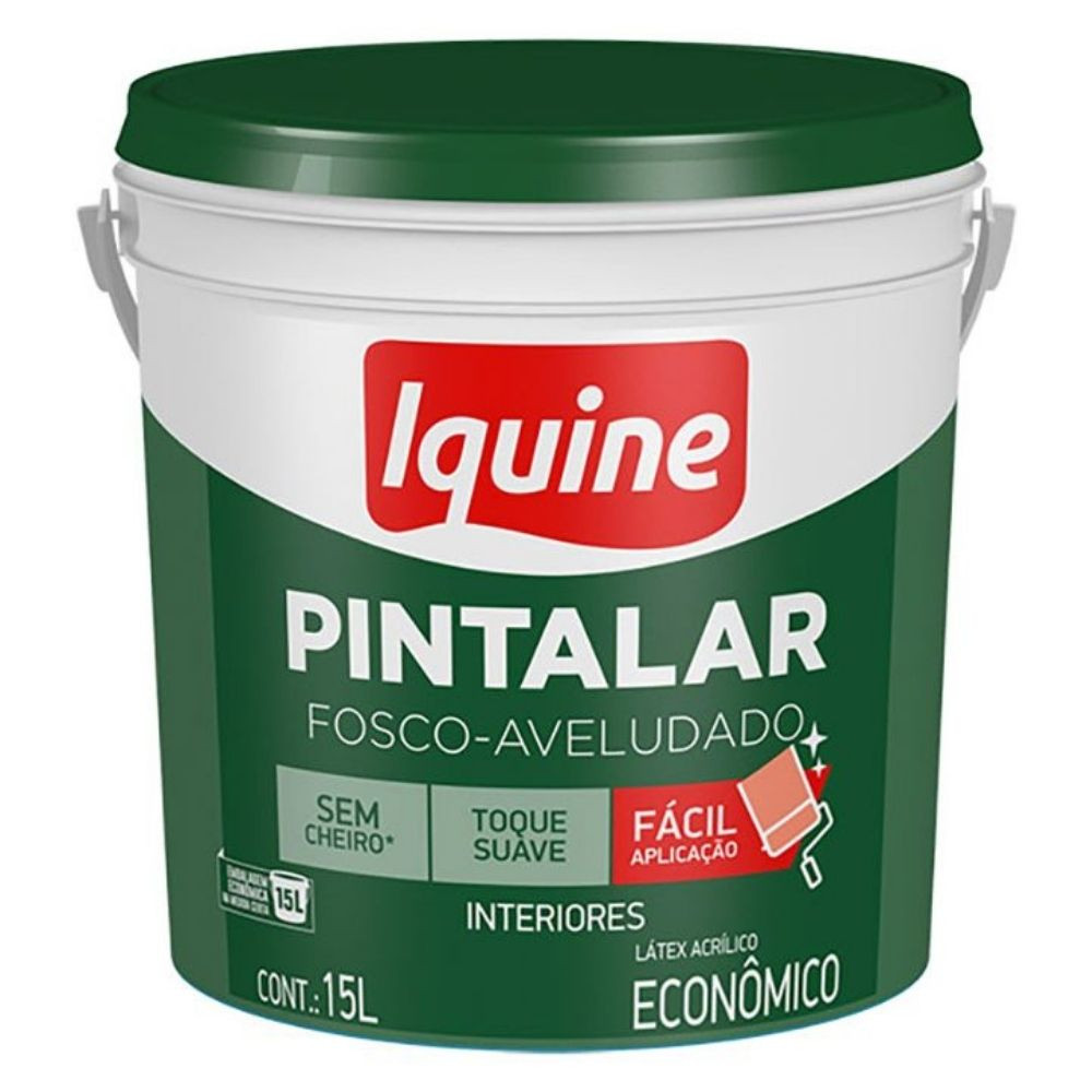 Tinta Pintalar Fosco Branco 15L Iquine