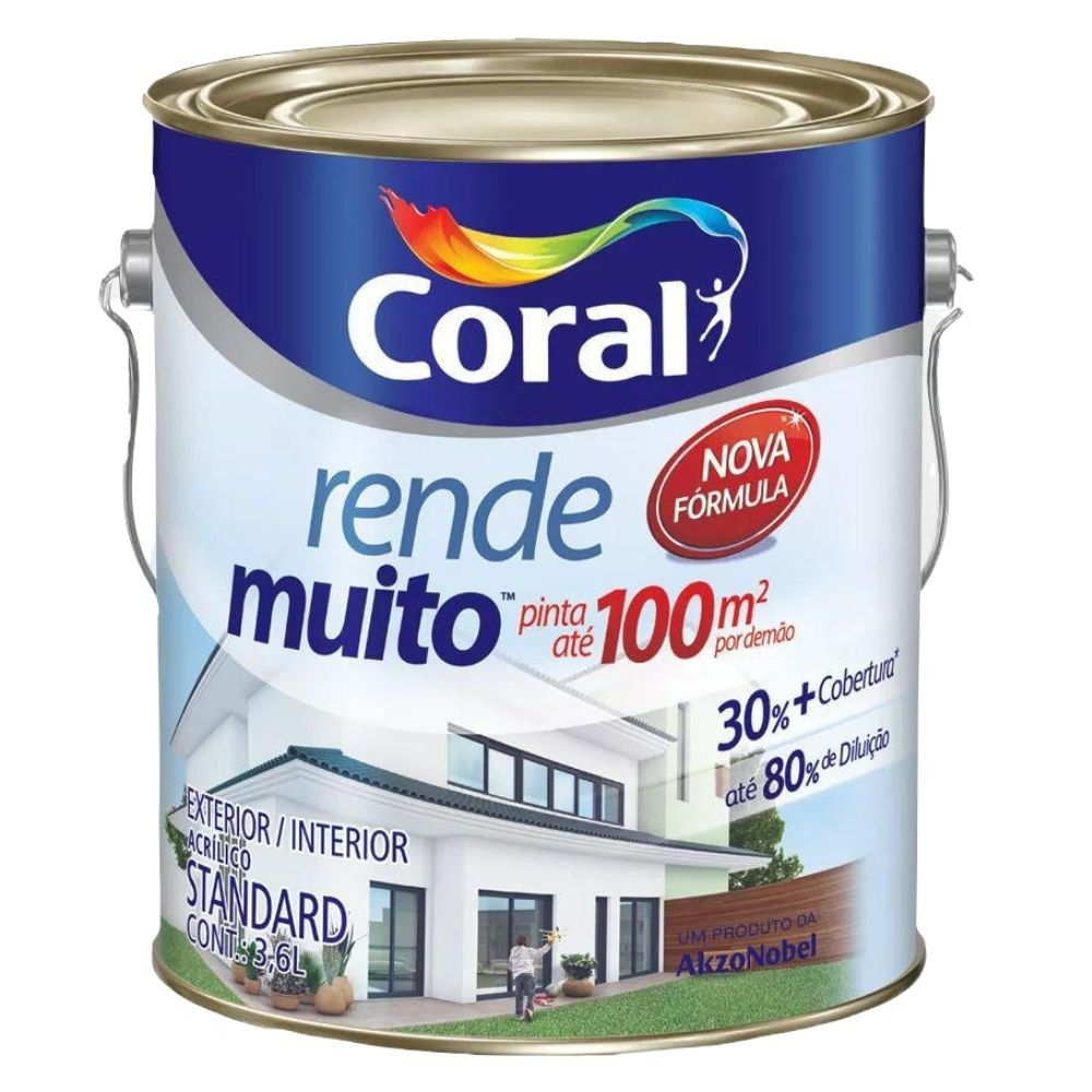 Tinta Rende Muito Branco 3.6L Coral 