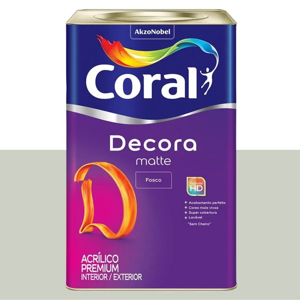 TINTA NOVO DECORA FOSCO BRANCO GELO 18L CORAL