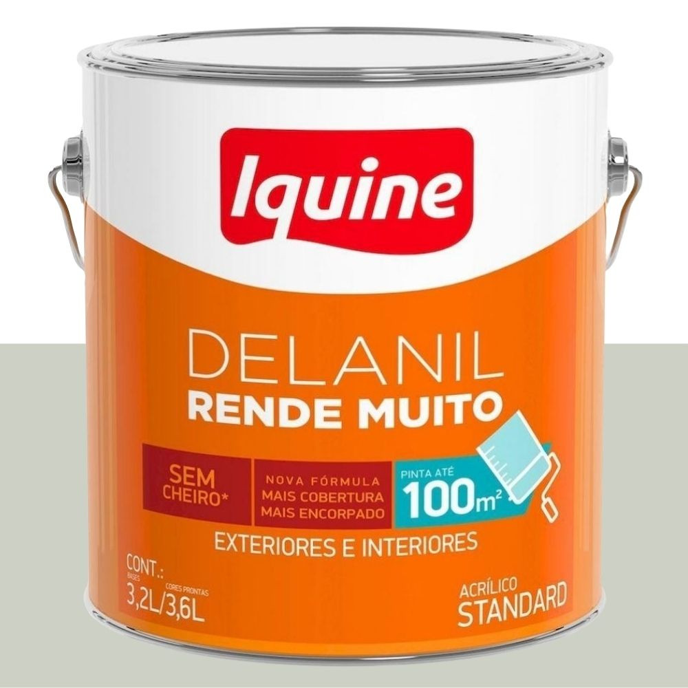 Tinta Delanil Acrílico Fosco Branco Gelo 3.6L 