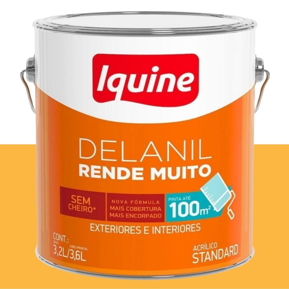 Tinta Acrílico Fosco Caju 3.6L Delanil 