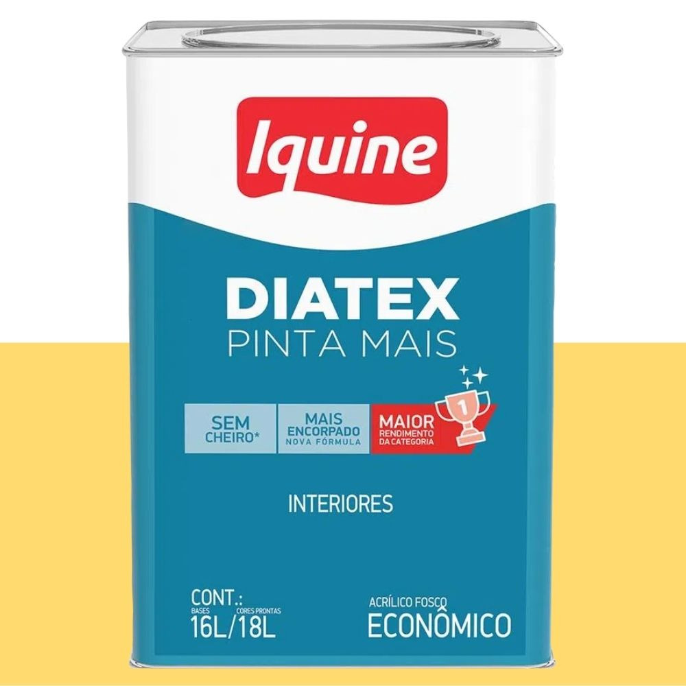 TINTA DIATEX ACRILICA FOSCA MARACUJA 18L IQUINE