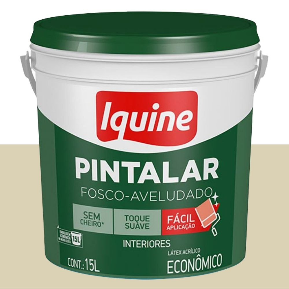 Tinta Pintalar Fosco Areia 15L Iquine