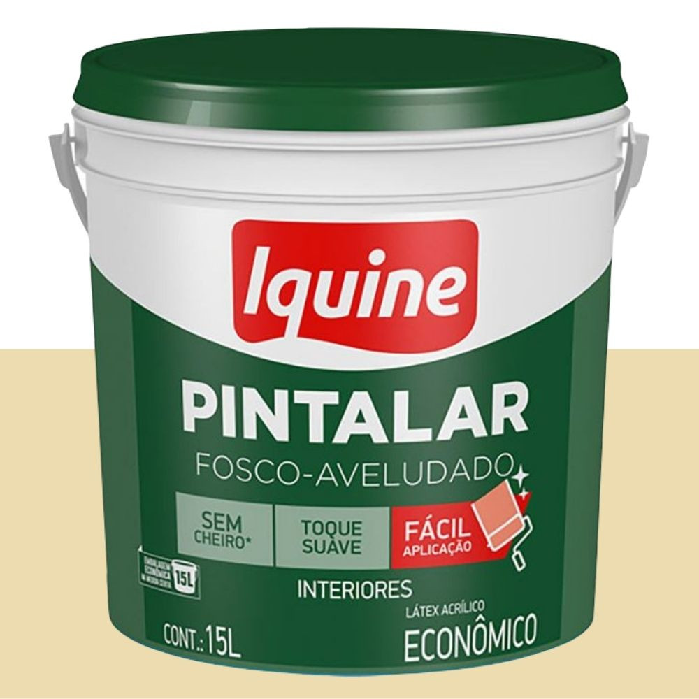 Tinta Pintalar Fosco Marfim 15L Iquine