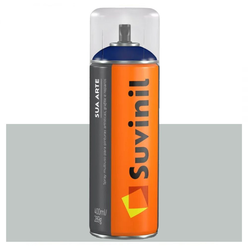 Tinta Spray Sua Arte Brilhante Cinza 400ml Suvinil