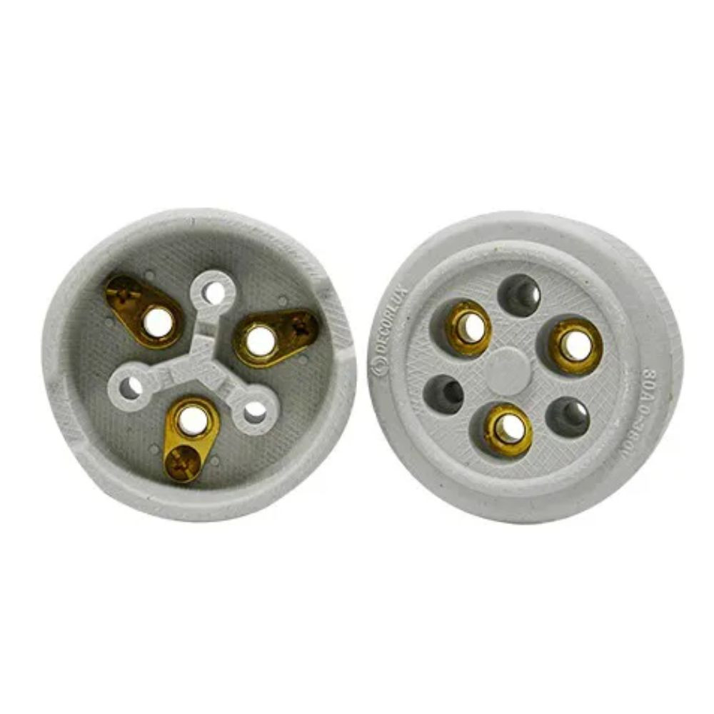 Tomada 3 Polos 20A 380V Decorlux