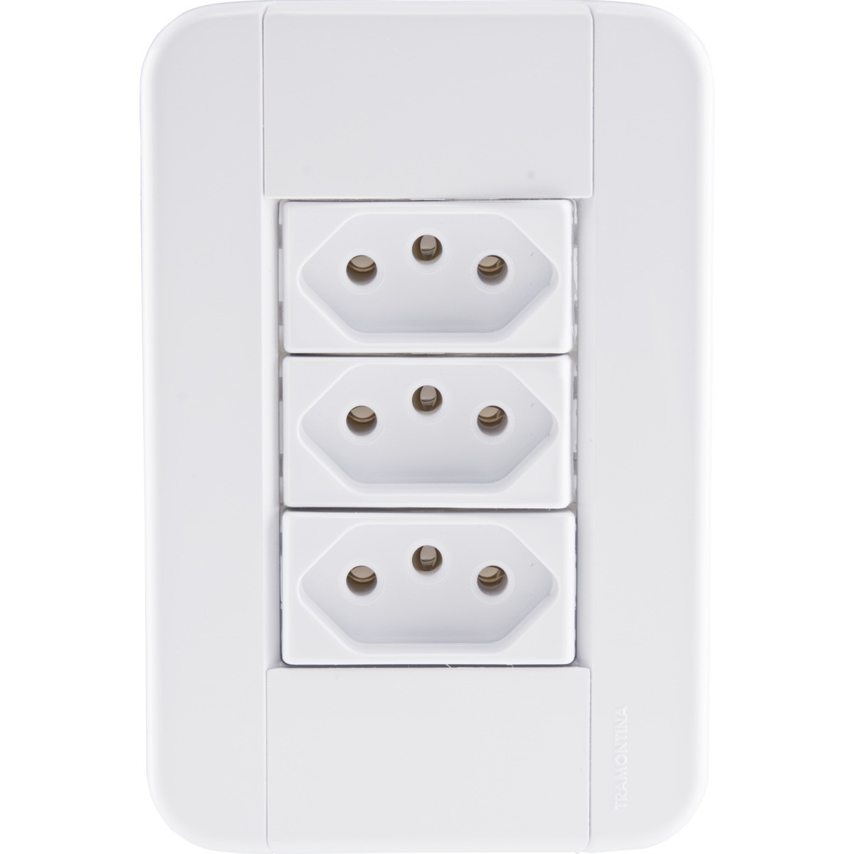 TOMADA TABLET 3 TOMADA 2P+T 10A BRANCO TRAMONTINA