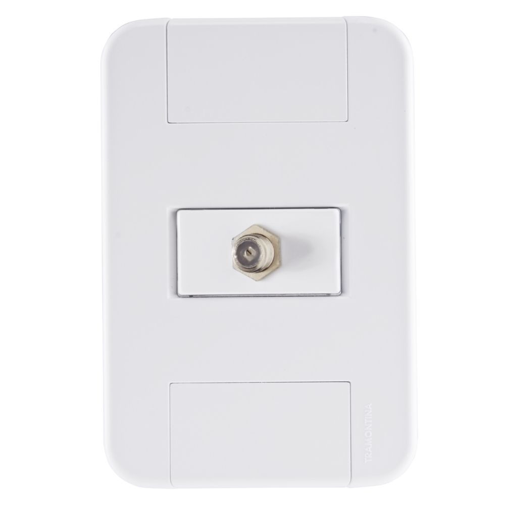 Tomada TV/SAT Tablet Branco Tramontina 