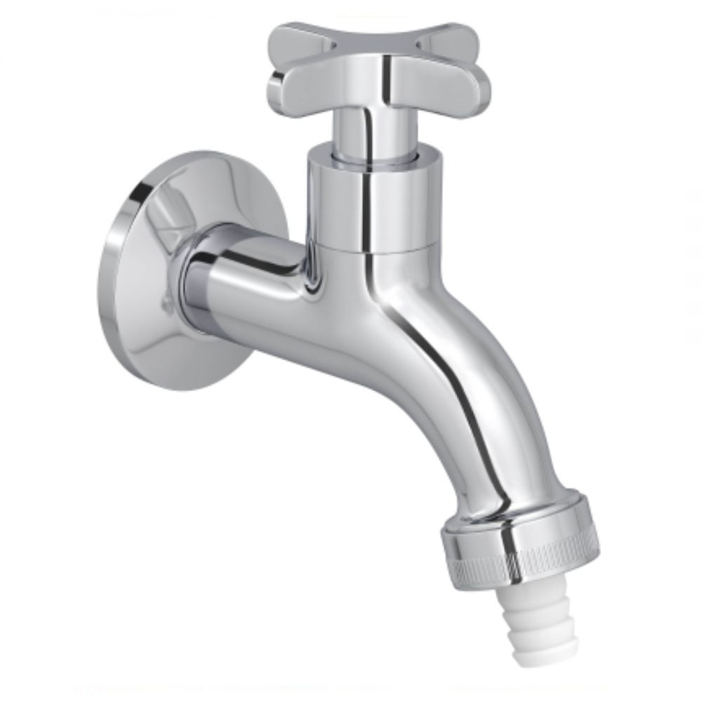 Torneira de parede para jardim e tanque com adaptador de mangueira Deca