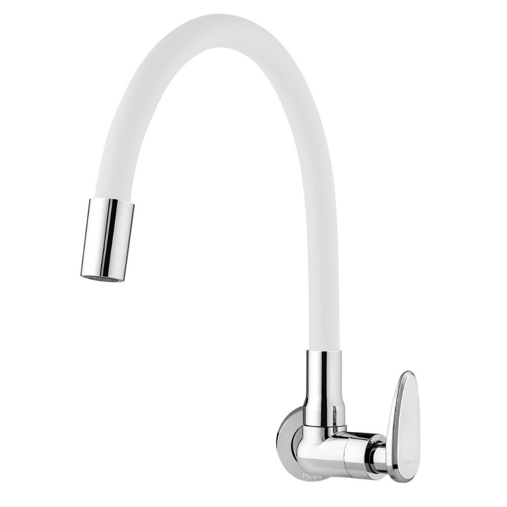 Torneira de parede para cozinha Allure Mouve Branca Viqua