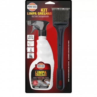 Kit Limpa Grelhas Prime Grill 500ml Rodabrill