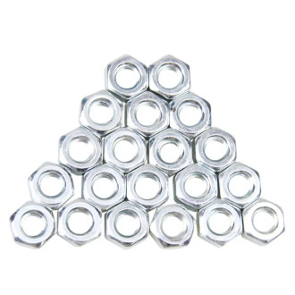 Porca Sextavada 1/4" com 20 unidades Bemfixa
