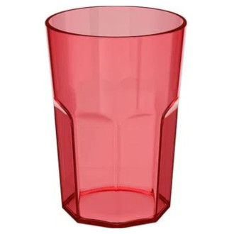 Copo Plástico Drink 400 ml Vermelho OU