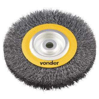 Escova circular 6"X1" ondulada Vonder