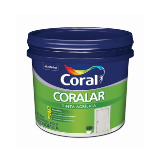 Tinta Acrílica 15L Coralar Branco Cora