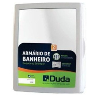 Armário Termo Para Banheiro Branco Duda 