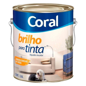 Líquido Brilho Para Tinta 3.6L Coral 