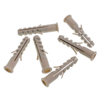 BUCHA NYLON COM ANEL 10MM C/6 UNIDADES BEMFIXA