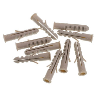 BUCHA NYLON COM ANEL 8MM C/10 UNIDADES BEMFIXA