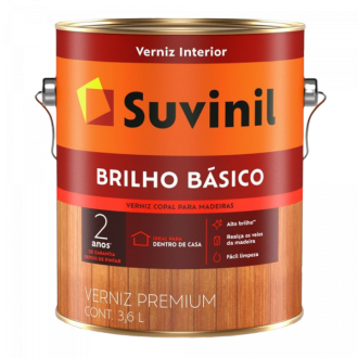 Verniz Copal Brilho Básico Brilhante Natural 3.6L Suvinil