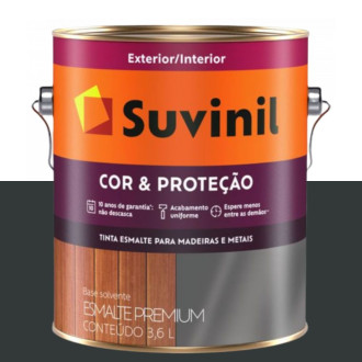 Esmalte Cor & Proteção Fosco Preto 3.6L Suvinil