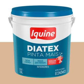 Tinta Diatex Acrílico Fosco Pêssego 3,6L Iquine